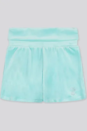 Juicy Couture Girls Fold Over Waist Shorts 10