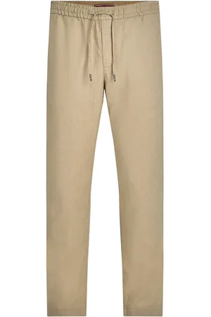 Tommy Hilfiger Natural Harlem Linen Trousers W36 L34