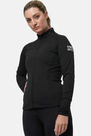 Gym + Coffee Black Relentless Full Zip Sweatshirt XS