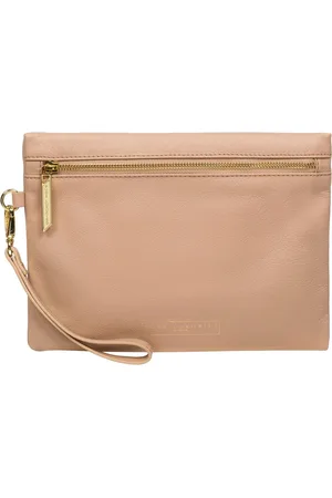 PURE LUXURIES LONDON Chalfont Leather Clutch Bag One