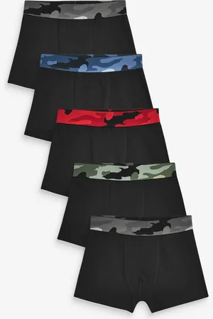 Next Black Camouflage Waistband Trunks 5 Pack (3-16yrs) 15