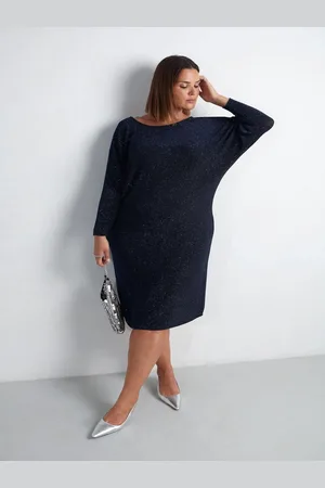 Live Unlimited London Sparkle Jersey Midi Dress AU 16