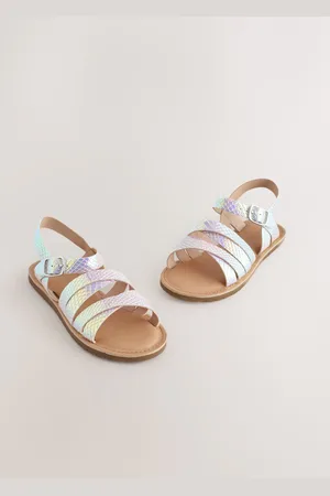 Next Metallic Snake Print Strappy Sandals AU 10 (EU 28)