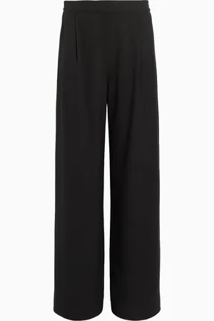AllSaints AllSaints Black Aleida Wide Leg Trousers AU 6
