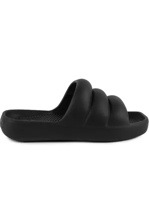Totes Black Solbounce Ladies Moulded Pillow Slides AU 9 (EU 41)
