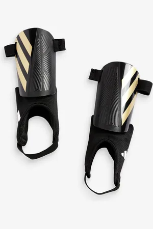 adidas Black/Gold Tiro Match Shin Guard S