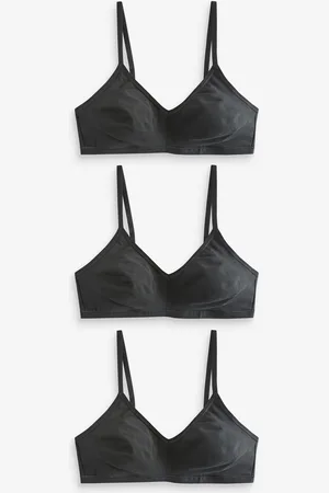Sloggi Go Daily Cotton Highwaist Black Bras 3 Pack M