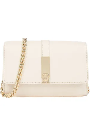 Tommy Hilfiger White Heritage Mini Cross-Body Bag With Chain One