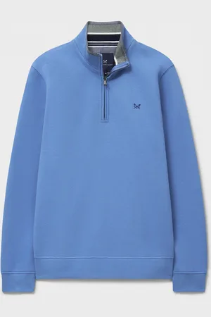 J.Crew Blue Classic Quarter Zip Sweatshirt XS