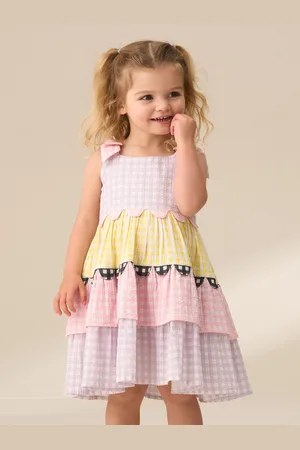 Angel & Rocket 100% Cotton Bianka Multi Stripe Dress 12