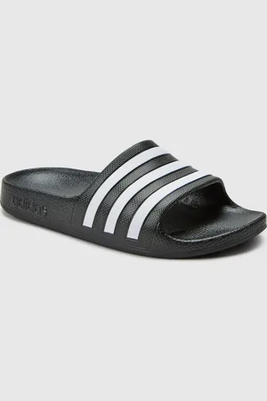 adidas Black Adilette Youth Kids Sliders AU 1 (EU 33)
