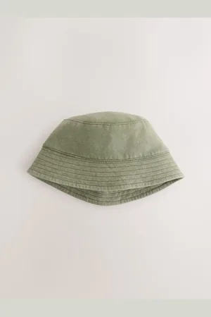 Next Green 100% Cotton Baby Bucket Hat (0mths-2yrs) 1.5