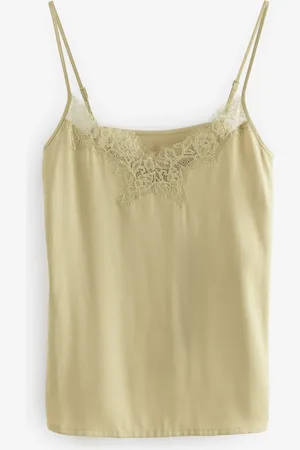 Next Green Lace Trim Cami Top AU 20