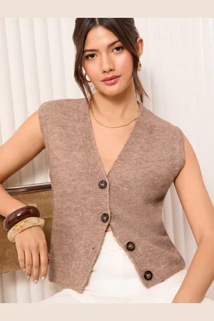 Friends Like These Camel Button Waistcoat AU 12