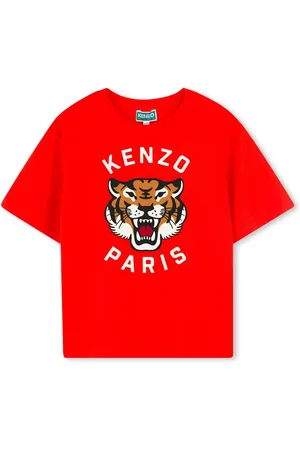 Kenzo Red Short Sleeve Tiger Logo T-Shirt 14 Years (164cm)