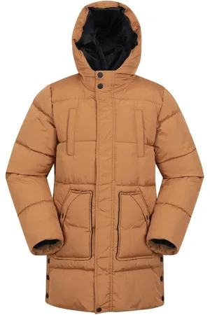 Mountain Warehouse Yellow Kids Theo Water Resistant Longline Jacket 11