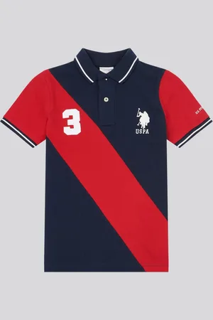 U.S. Polo Assn. U. S. Polo Assn. Boys 100% Cotton Sash Polo Shirt 8