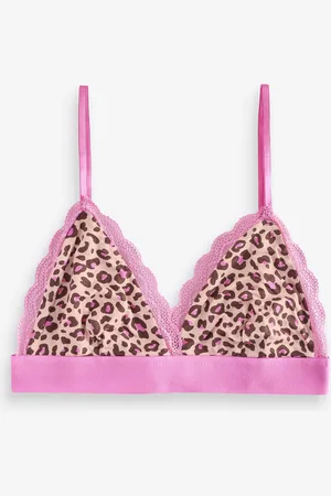 Stripe & Stare Lace Pink Bralette XS