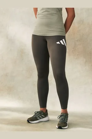 adidas Green Train Essential Full Length Big Logo Leggings UK 8