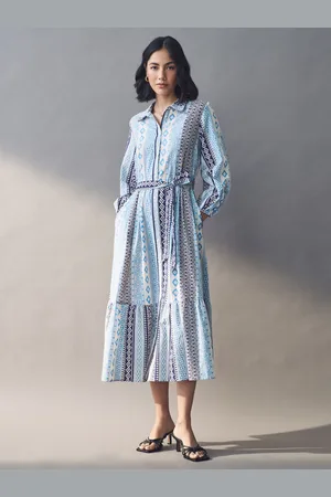 MARELLA Emme Marella Tisana 100% Cotton Dress AU 12