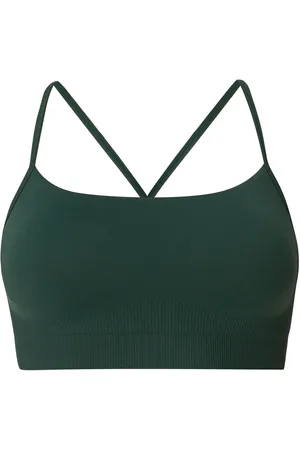 Sweaty Betty Green Spirit Restored Seamless Yoga Bra S