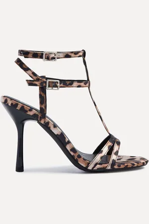 Linzi Animal Jada Strappy Stiletto Heeled Sandals AU 5 (EU 36)
