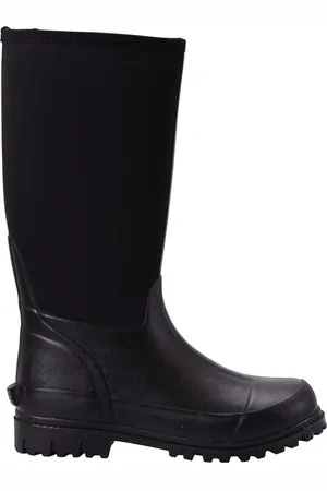 Mountain Warehouse Black Mucker Womens Water Resistant Neoprene Long Boots AU 10 (EU 41)