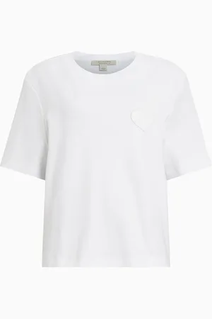 AllSaints AllSaints White 100% Organic Cotton Lover Lisa T-Shirt S