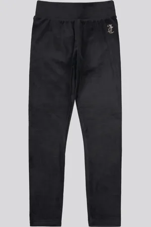 Juicy Couture Black Girls Velour Leggings 9