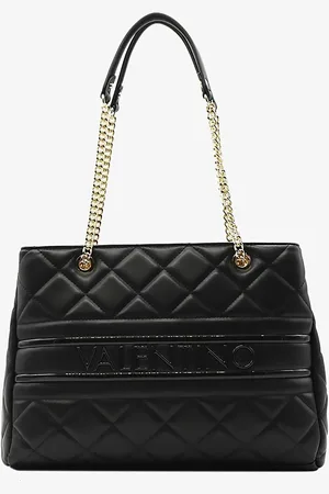 VALENTINO Black ADA Quilted Shopper Bag One