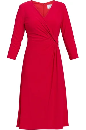 Gina Bacconi Antonia Jersey Wrap Dress AU 18