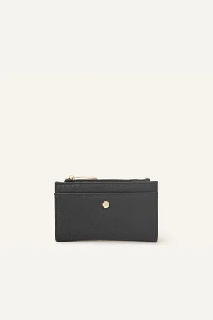 Accessorize Black Medium Slimline Wallet One