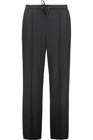 Baukjen Grey Fera Wool Blend Wide Leg Trousers AU 16