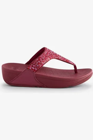 FitFlop Lulu Multi Tonal Glitter Toe Post Sandals AU 10 (EU 42)