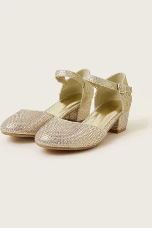 Monsoon Diamante Glitter Two-Part Heels AU 9 (EU 27)
