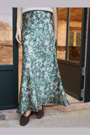 Threadbare Maxi Satin Slip Skirt AU 16