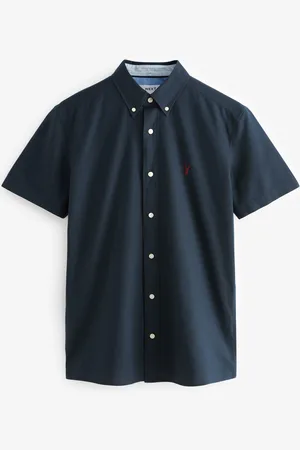 Next Slim Fit Short Sleeve Oxford Shirt S