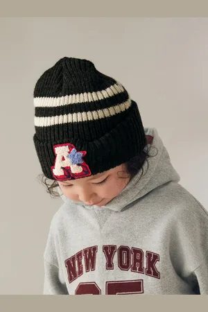 Next Navy Blue Varsity Beanie Hat (1-16yrs) 3