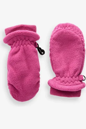 Next Pink Fleece Mittens (3mths-6yrs) 1