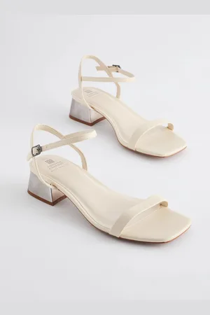 Next Bone Forever Comfort Low Leather Heel Sandals AU 8.5 (EU 40)