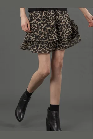Religion Decoy Mini Skirt With Frill Detail AU 14