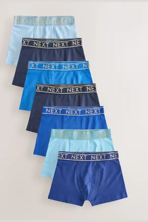 Next Blue with Gold Waistband Trunks 7 Pack (2-16yrs) 11