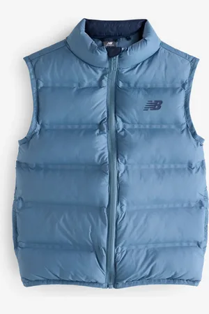 New Balance Blue Boys Bond Quilted Gilet 3