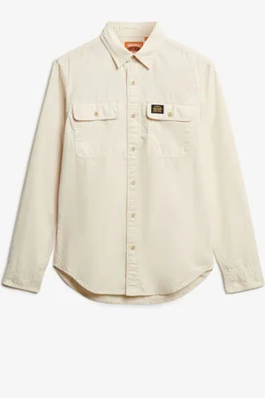 Superdry Cotton Workwear Relaxed Long Sleeve Shirt M