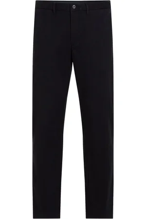 Tommy Hilfiger Black 100% Cotton 1985 Denton Straight Stretch Chino Trousers W36 L30