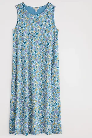Seasalt Cornwall Sweet Violet Jersey Midi Dress 14
