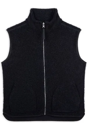 Chelsea Peers Black Borg Fleece Reversible Gilet AU 14