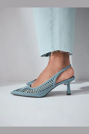 Next Forever Comfort Point Toe Cut Out Detail Low Slingback Heels AU 8.5 (EU 40)