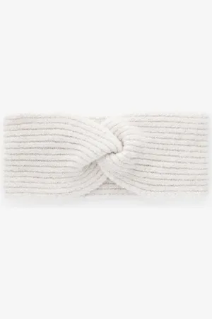 Next Cream/Gold Knitted Headband One