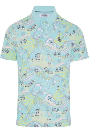 Original Penguin 60s Heritage Inspired Print Polo Shirt XL